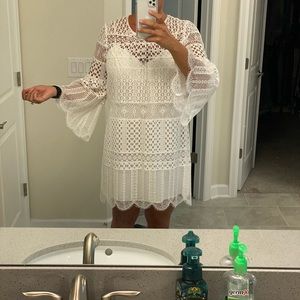 BCBG white dress